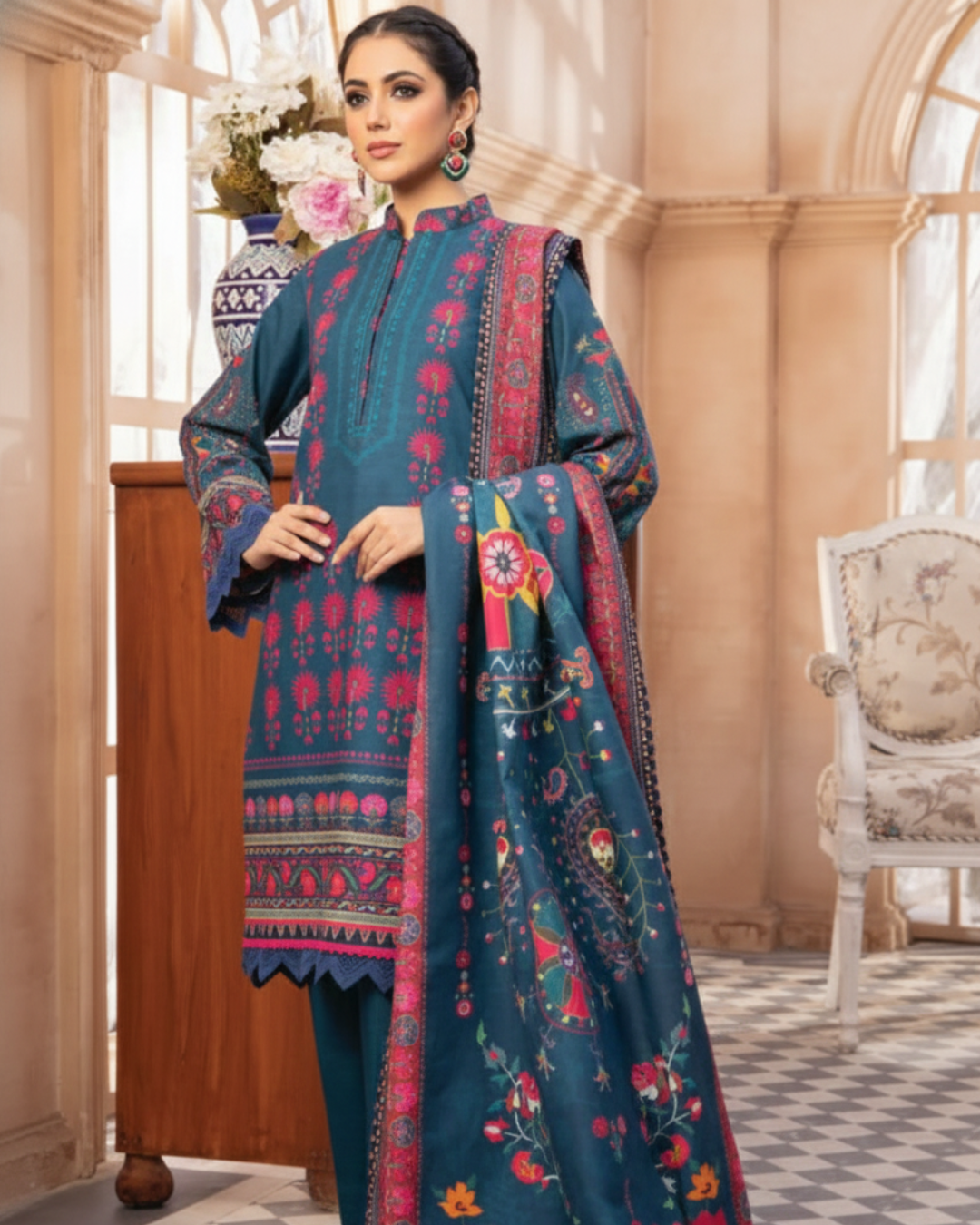 Mausummery Winter Khaddar Unstitched
