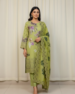 Rangon Digital Viscose 3 Piece Unstitched