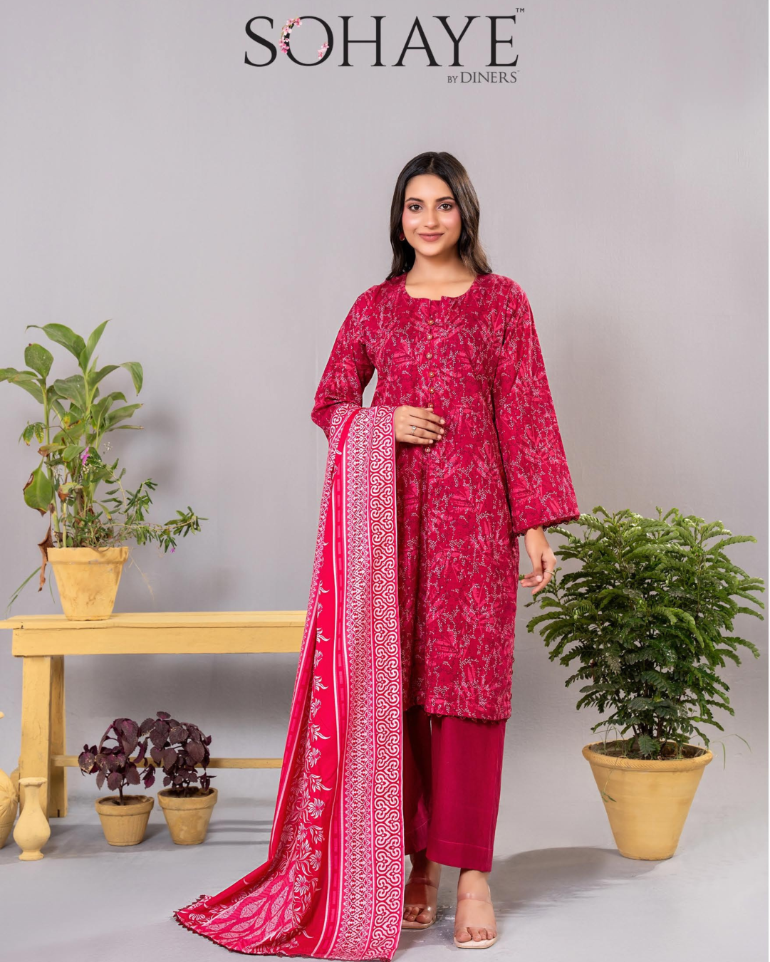 SOHAYE by Diners Premium Khaddar Unstitched