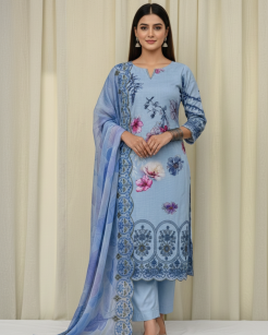 Rangon Digital Viscose 3 Piece Unstitched