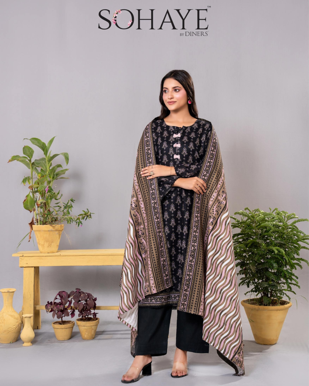 SOHAYE by Diners Premium Khaddar Unstitched