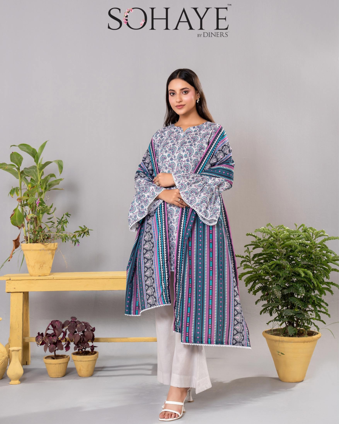 SOHAYE by Diners Premium Khaddar Unstitched
