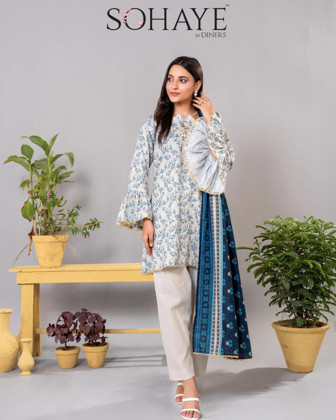 SOHAYE by Diners Premium Khaddar Unstitched