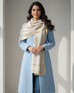 Pashmina Wool Shawl | Ivory